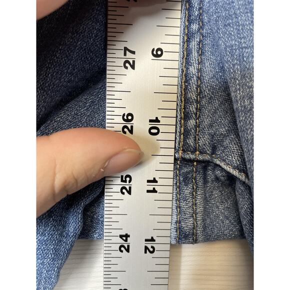 Levis 314 Shaping Straight Jeans Womens 14 Blue Stretch Denim Mid Rise - Picture 5 of 11